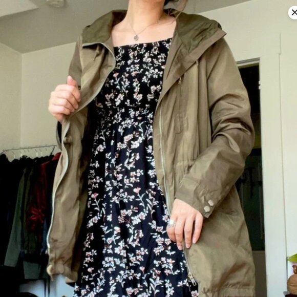 Green parka utility jacket - Picture 2 of 3